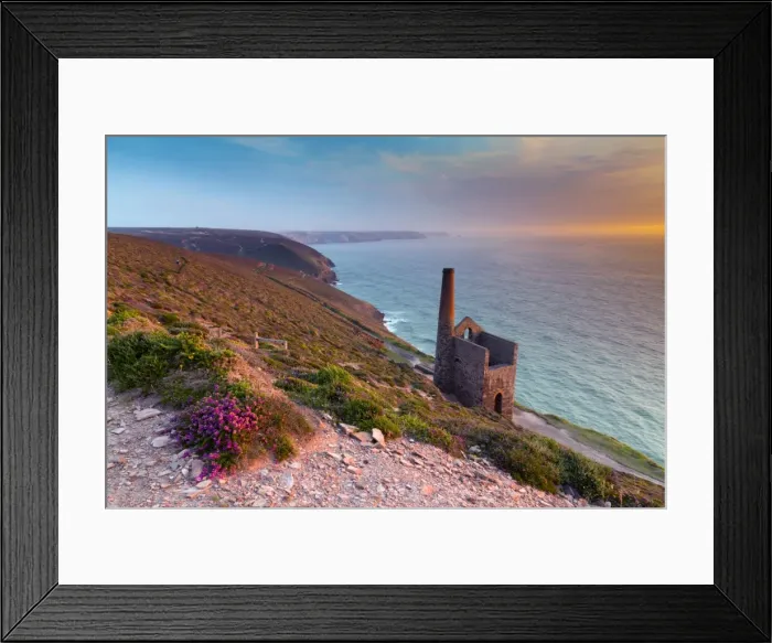Framed Print : Wheal Coates - at sunset - St Agnes, Cornwall, UK Framed Print : Wheal Coates - at sunset - St Agnes, Cornwall, UK