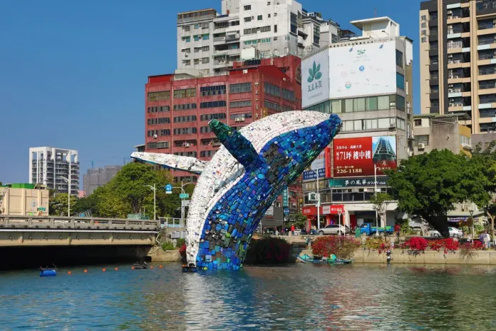 Framed Print : 13132457. Whale in Love ecological art installation in the Love River Framed Print : 13132457. Whale in Love ecological art installation in the Love River