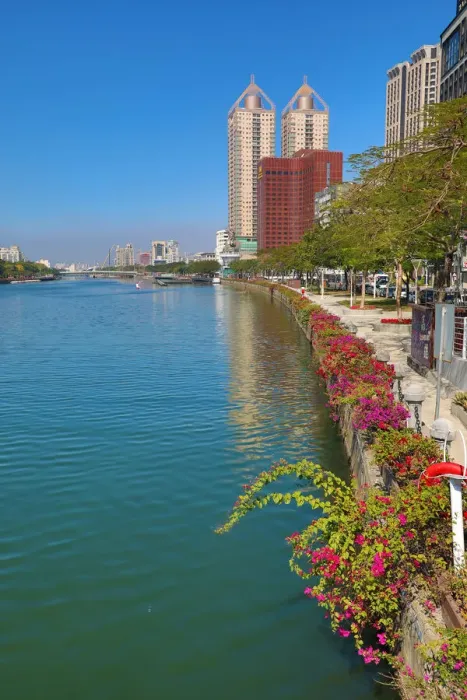 Framed Print : 13132469. Love River, Kaohsiung City, Taiwan Date Framed Print : 13132469. Love River, Kaohsiung City, Taiwan Date