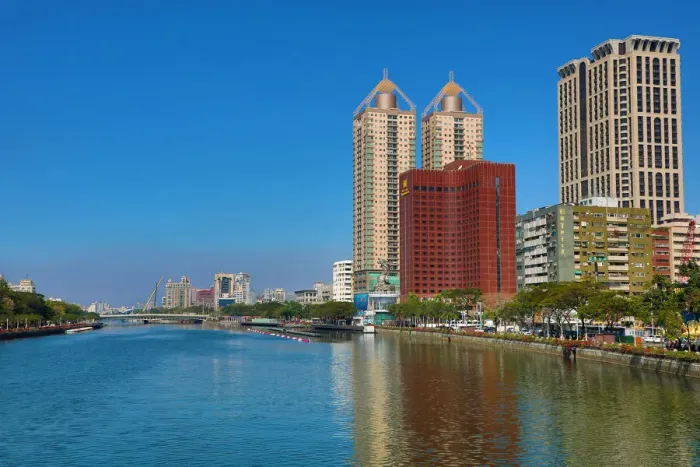 Framed Print : 13132481. Love River, Kaohsiung City, Taiwan Date Framed Print : 13132481. Love River, Kaohsiung City, Taiwan Date