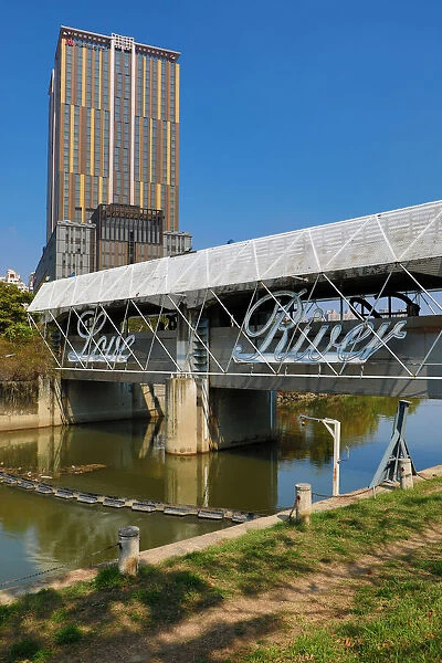 13132490. Bridge at the Heart of Love River, Kaohsiung City, Taiwan Date