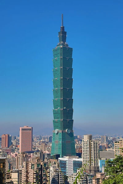 13132506. Taipei 101 skyscraper in Xinyi District, Taipei, Taiwan Date