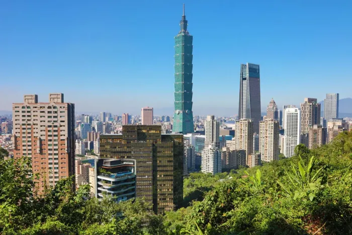 Framed Print : 13132512. Taipei 101 skyscraper in Xinyi District, Taipei, Taiwan Date Framed Print : 13132512. Taipei 101 skyscraper in Xinyi District, Taipei, Taiwan Date