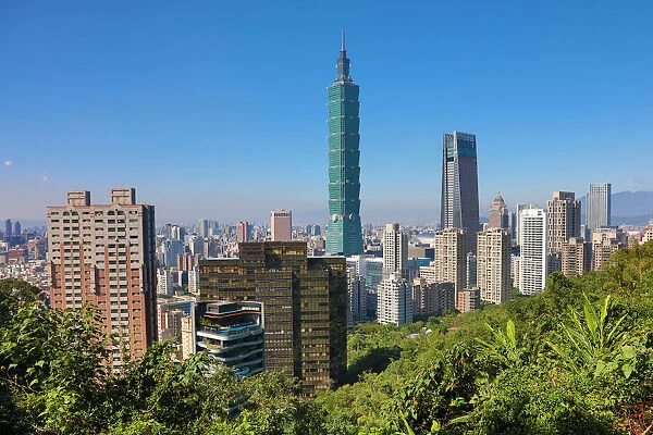 13132513. Taipei 101 skyscraper in Xinyi District, Taipei, Taiwan Date