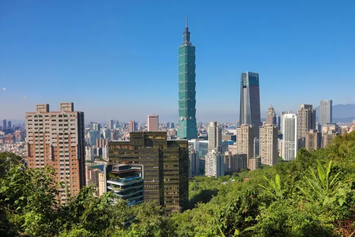 Framed Print : 13132513. Taipei 101 skyscraper in Xinyi District, Taipei, Taiwan Date Framed Print : 13132513. Taipei 101 skyscraper in Xinyi District, Taipei, Taiwan Date
