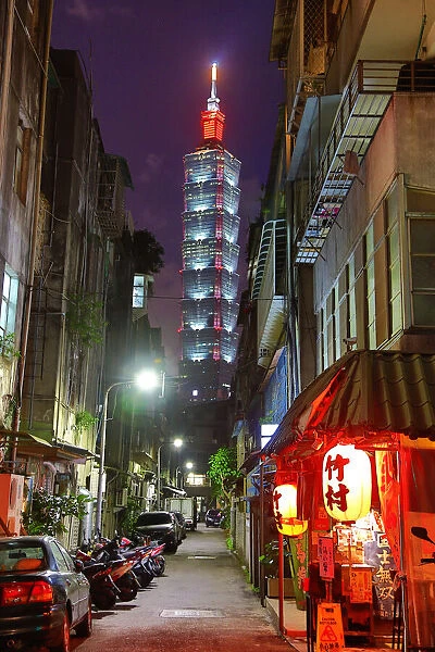 13132515. Taipei 101 skyscraper in Xinyi District, Taipei, Taiwan Date