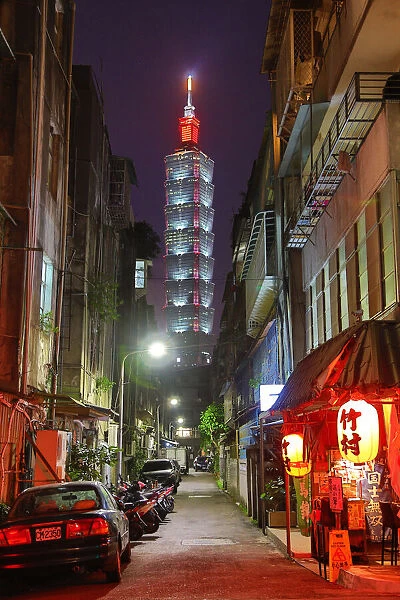 13132516. Taipei 101 skyscraper in Xinyi District, Taipei, Taiwan Date