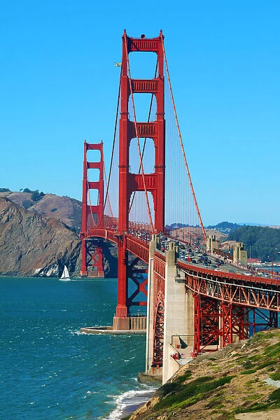13132542. Golden Gate Bridge, San Franciso, California, USA Date