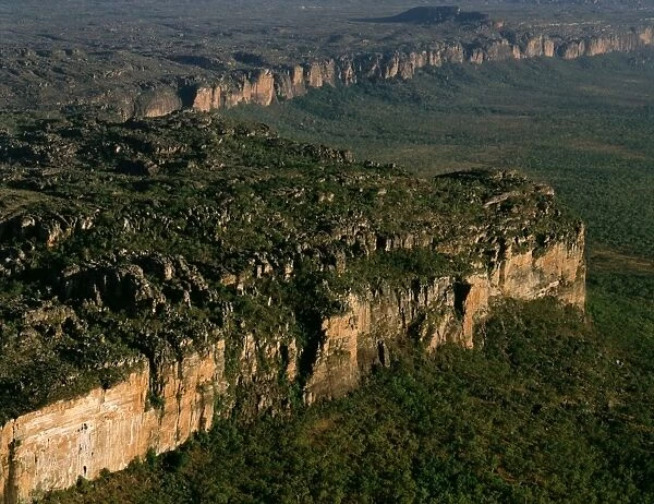 Aerial - Arnhem Land Escarpment - Kakadu National Park (World Heritage Area) - Northern Territory, Australia JPF47969