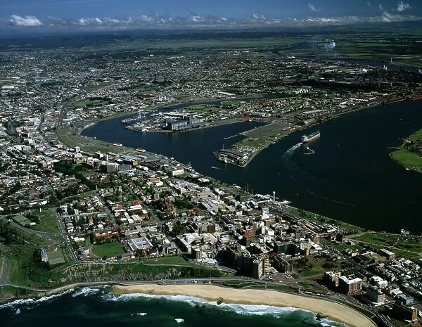 Aerial - City of Newcastle - New South Wales, Australia JPF53024