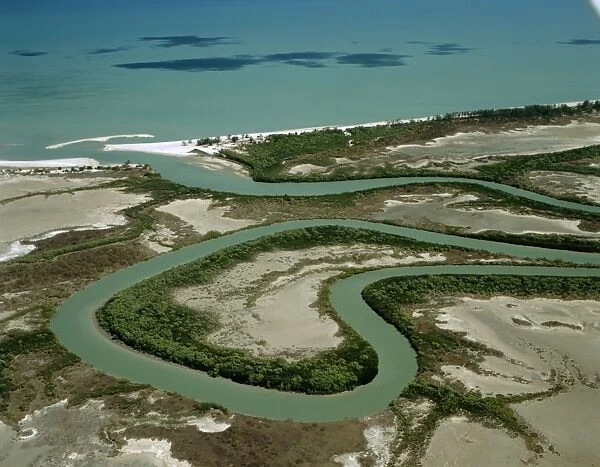 Aerial - Duck Creek, Gulf of Carpentaria Cape York Peninsula, Queensland, Australia JPF50098