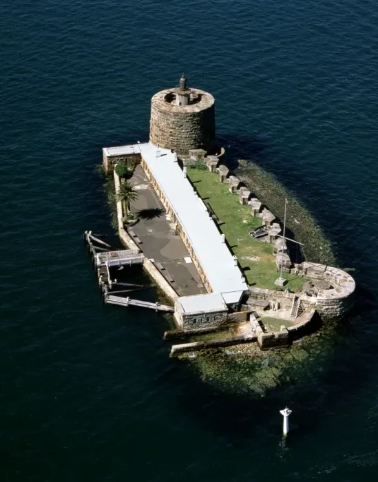 Framed Print : Aerial - Fort Denison Sydney, New South Wales, Australia JPF52647 Framed Print : Aerial - Fort Denison Sydney, New South Wales, Australia JPF52647