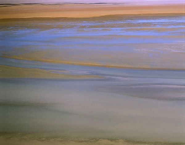 Aerial - Lake Eyre North filling up Lake Eyre National Park, South Australia JPF48134