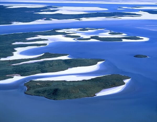 Aerial - Lake Gairdner - salt lake, South Australia JPF47601