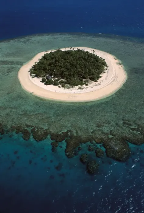 Framed Print : Aerial - Malamala Island - a coral cay - Mamanuca Group, Fiji JPF31628 Framed Print : Aerial - Malamala Island - a coral cay - Mamanuca Group, Fiji JPF31628
