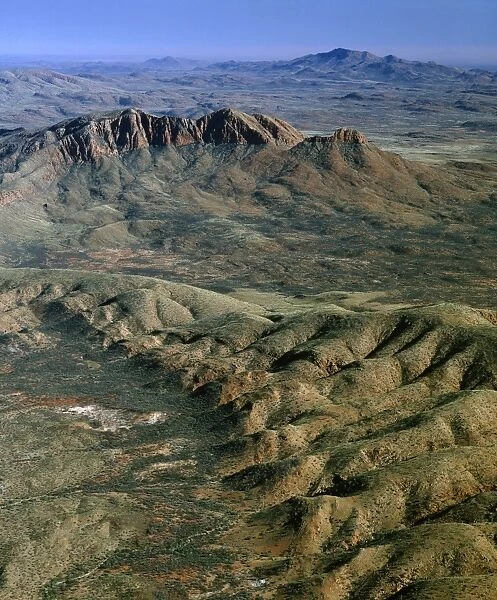 Aerial - Mounts Sonder & Ziel West MacDonnell National Park, Northern Territory, Australia JPF47825