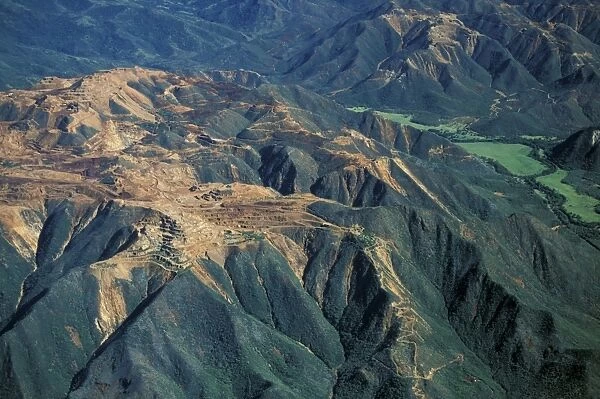 Aerial - Nickel mines - Thio, east coast, New Caledonia JPF46283