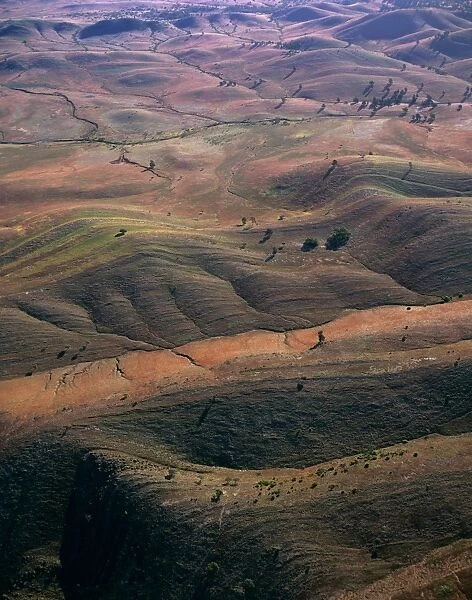 Aerial - North Flinders Ranges, aerial South Australia, South australia JPF43063