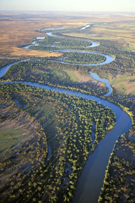 Framed Print : Aerial - South Australia - The Murray River and its meanders between Wentworth, New South Wales and Renmark, South Australia JLR06662 Framed Print : Aerial - South Australia - The Murray River and its meanders between Wentworth, New South Wales and Renmark, South Australia JLR06662