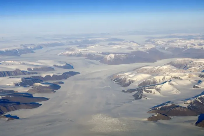 Framed Print : Aerial - South East coast of Greenland Framed Print : Aerial - South East coast of Greenland