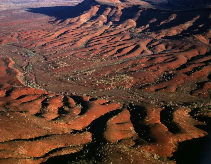 Framed Print : Aerial: south-western side of Hamersley Range - the Pilbara seabed rose to form one of Earth's first permanent land masses about 3. 5 billion years ago. The area shown is rich in iron oxides Pilbara region, Western Australia JPF44349 Framed Print : Aerial: south-western side of Hamersley Range - the Pilbara seabed rose to form one of Earth's first permanent land masses about 3. 5 billion years ago. The area shown is rich in iron oxides Pilbara region, Western Australia JPF44349