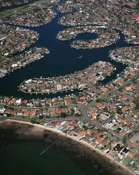 Aerial - Sylvania Waters Sydney, New South Wales, Australia JPF46735