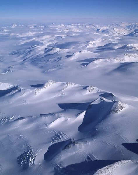 Aerial - TransAntarctic Mountains Victoria Land, Antarctica JPF47231