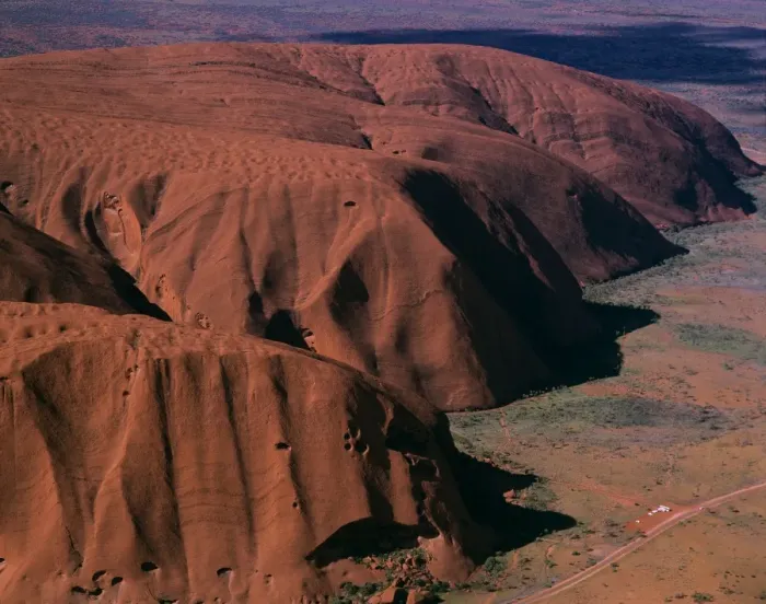 Framed Print : Aerial - Uluru (Ayers Rock), base, aerial Uluru-Kata Tjuta National Park (World Heritage Area), Northern Territory, Australia JPF47829 Framed Print : Aerial - Uluru (Ayers Rock), base, aerial Uluru-Kata Tjuta National Park (World Heritage Area), Northern Territory, Australia JPF47829