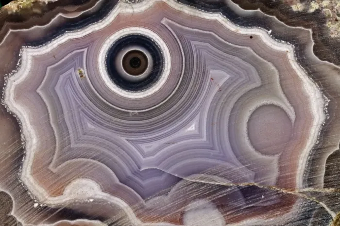 Framed Print : Agate - Mexico - Silicon dioxide
