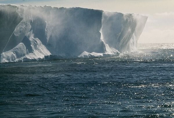 Antarctic Ice shelf, with drift snow, Hayley Bay