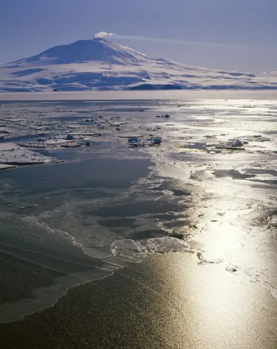 Framed Print : Antarctica - Mount Erebus active Volcano Ross Island Framed Print : Antarctica - Mount Erebus active Volcano Ross Island