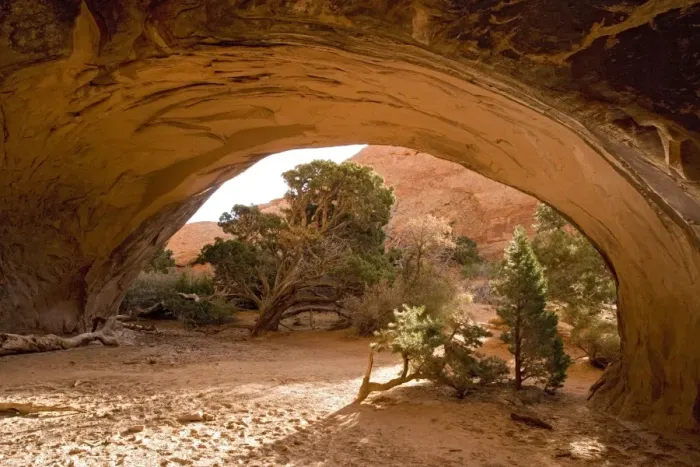 Framed Print : Arches National Park, Utah: Navajo Arch, Sandstone Framed Print : Arches National Park, Utah: Navajo Arch, Sandstone