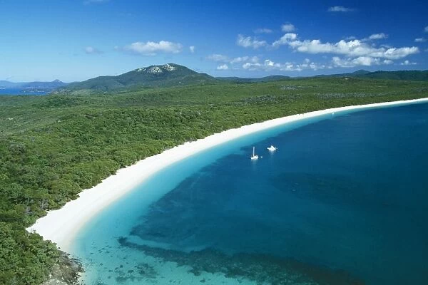 Australia Great Barrier Reef Marine Park Whitsunday Group. Whitsunday Island Whithaven Beach, Queensland