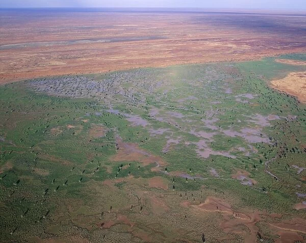 Australia - seasonal swamp by Old Andado station, Simpson Desert, Northern Territory