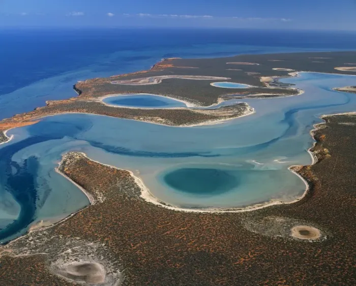 Framed Print : Australia Shark Bay, Heritage Area (UNESCO). Francois Peron National Park, big lagoon seen rom 4000 feet, Western Australia Framed Print : Australia Shark Bay, Heritage Area (UNESCO). Francois Peron National Park, big lagoon seen rom 4000 feet, Western Australia