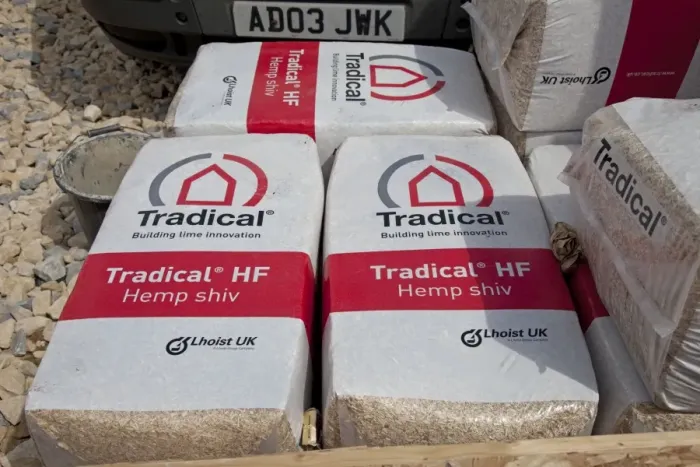 Framed Print : Bales of Tradical Hemp shiv for environmentally friendly building construction UK Framed Print : Bales of Tradical Hemp shiv for environmentally friendly building construction UK