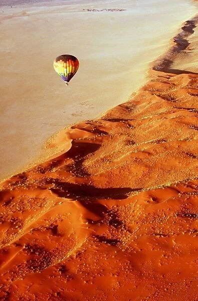 Balloon Safari - on the edge of Namib Desert, Namibia in the ear