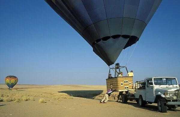 Balloon Safari, Namibia - After having landed