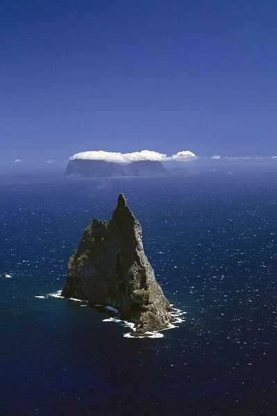 Balls Pyramid world's tallest sea stack, 562 metres, Lord Howe Island, New South Wales, Australia JPF33518
