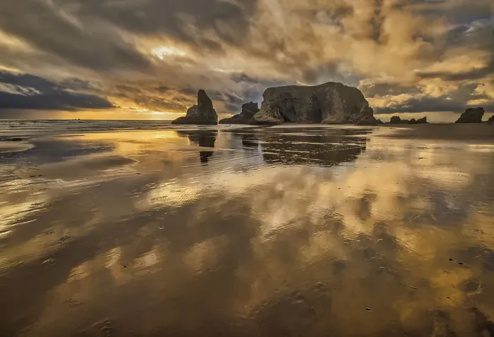 Framed Print : Bandon Beach, Oregon Date: 25-04-2021 Framed Print : Bandon Beach, Oregon Date: 25-04-2021
