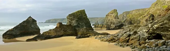 Framed Print : Bedruthan Steps rugged coastline with sea stacks Cornwall, England, UK Framed Print : Bedruthan Steps rugged coastline with sea stacks Cornwall, England, UK