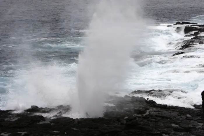 Framed Print : Blowhole. Espagnola - Galapagos islands Framed Print : Blowhole. Espagnola - Galapagos islands