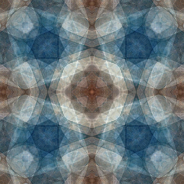 Blue and brown abstract. Date: 06-11-2007