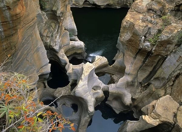 Blyde River Canyon potholes and rock washings Bourke's Luck Potholes, Blyde River Canyon Nature Reserve, South Africa