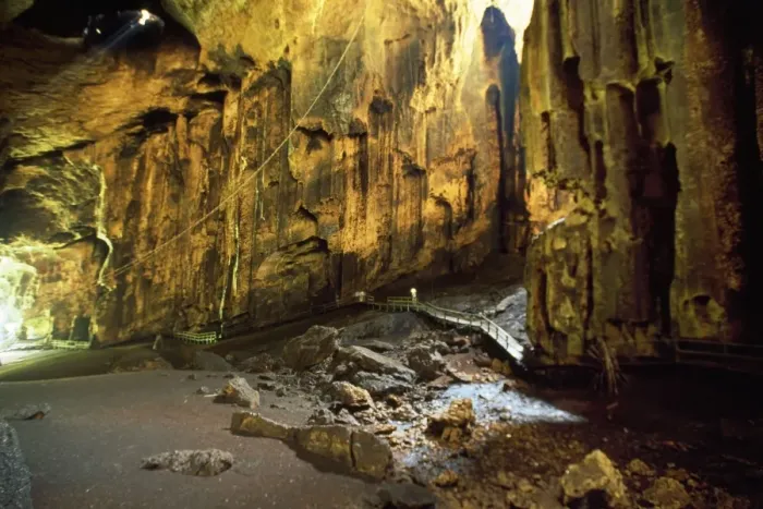 Framed Print : Borneo - gomantong caves, home to swiflets & bat species Framed Print : Borneo - gomantong caves, home to swiflets & bat species