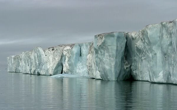 Brasvell's Glacier - 200 km long Nordaustlandet. Svalbard