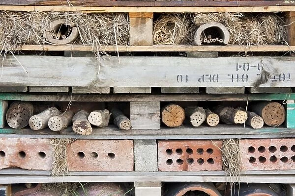 Bug box - elaborate hibernaculum for insects. England, UK