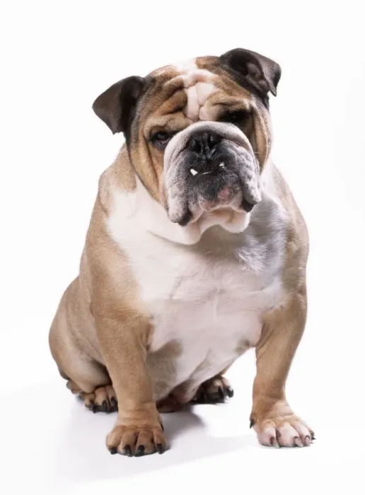 Framed Print : Bulldog. JD-17539. BULLDOG - sitting. John Daniels Framed Print : Bulldog. JD-17539. BULLDOG - sitting. John Daniels