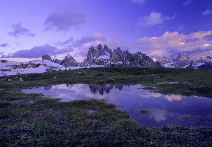 Framed Print : Cadini Group mountains of cadini group with small pool and reflection in late evening light Dolomites, Alps, South Tyrol, Italy Framed Print : Cadini Group mountains of cadini group with small pool and reflection in late evening light Dolomites, Alps, South Tyrol, Italy