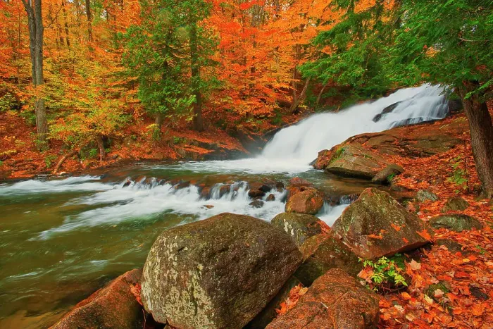 Framed Print : Canada, Ontario, Rosseau. Skeleton River at Hatchery Falls in autumn. Date: 11-10-2014 Framed Print : Canada, Ontario, Rosseau. Skeleton River at Hatchery Falls in autumn. Date: 11-10-2014